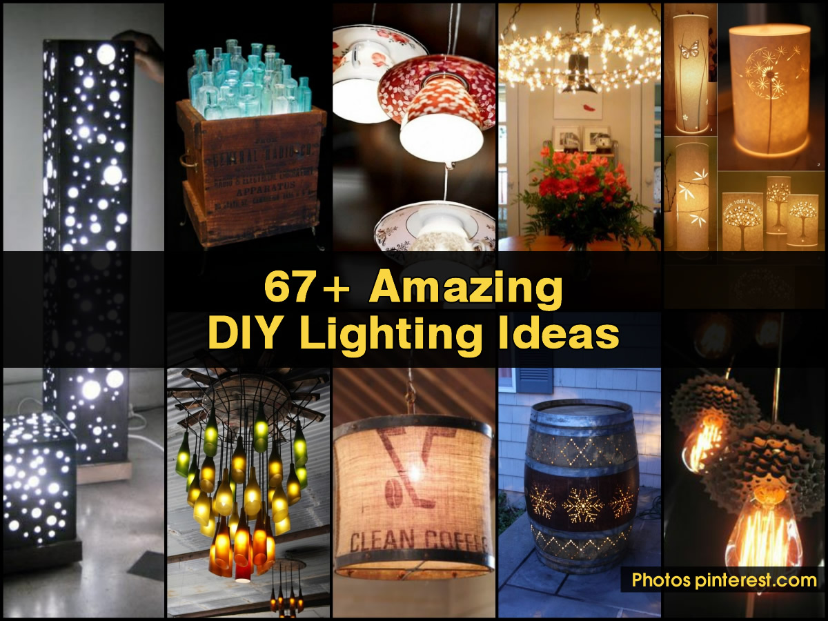 diy living room lighting