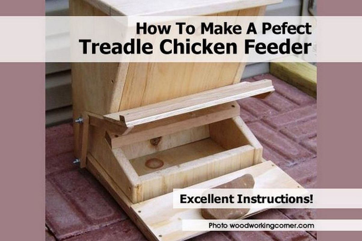 How To Make A Pefect Treadle Chicken Feeder