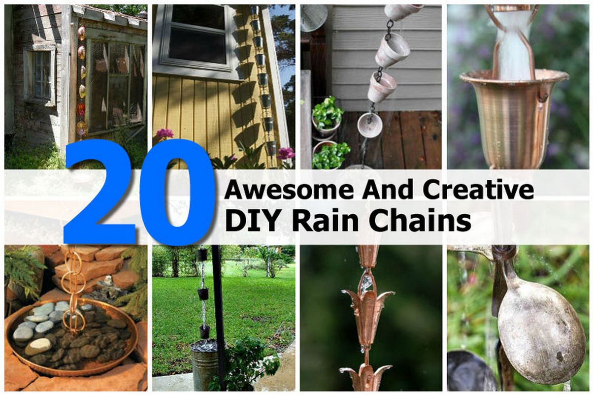 20 Awesome And Creative DIY Rain Chains