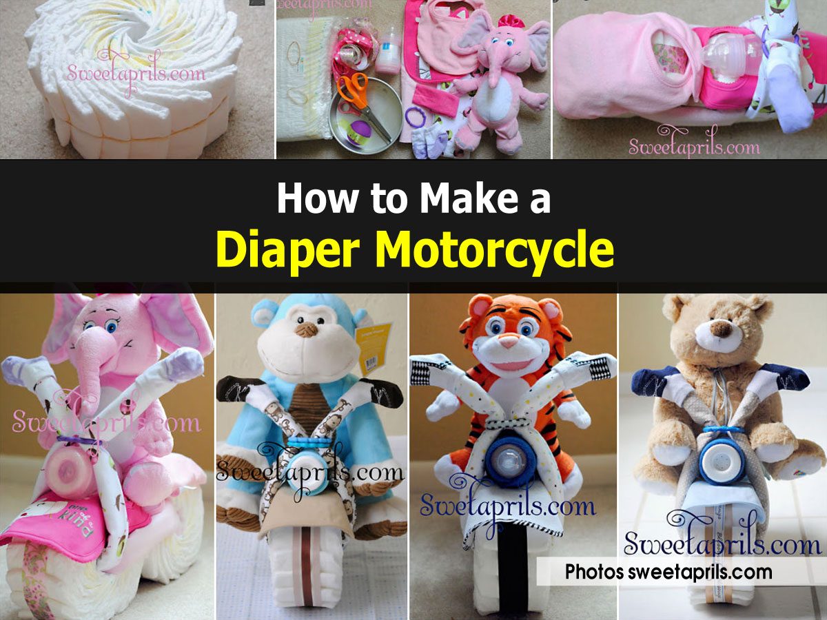 How to Make a Diaper Motorcycle