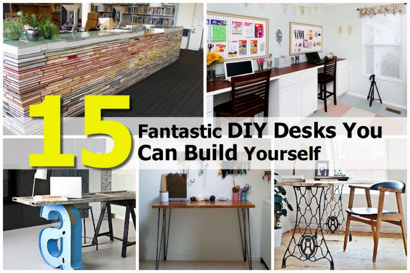 15 Fantastic DIY Desks You Can Build Yourself