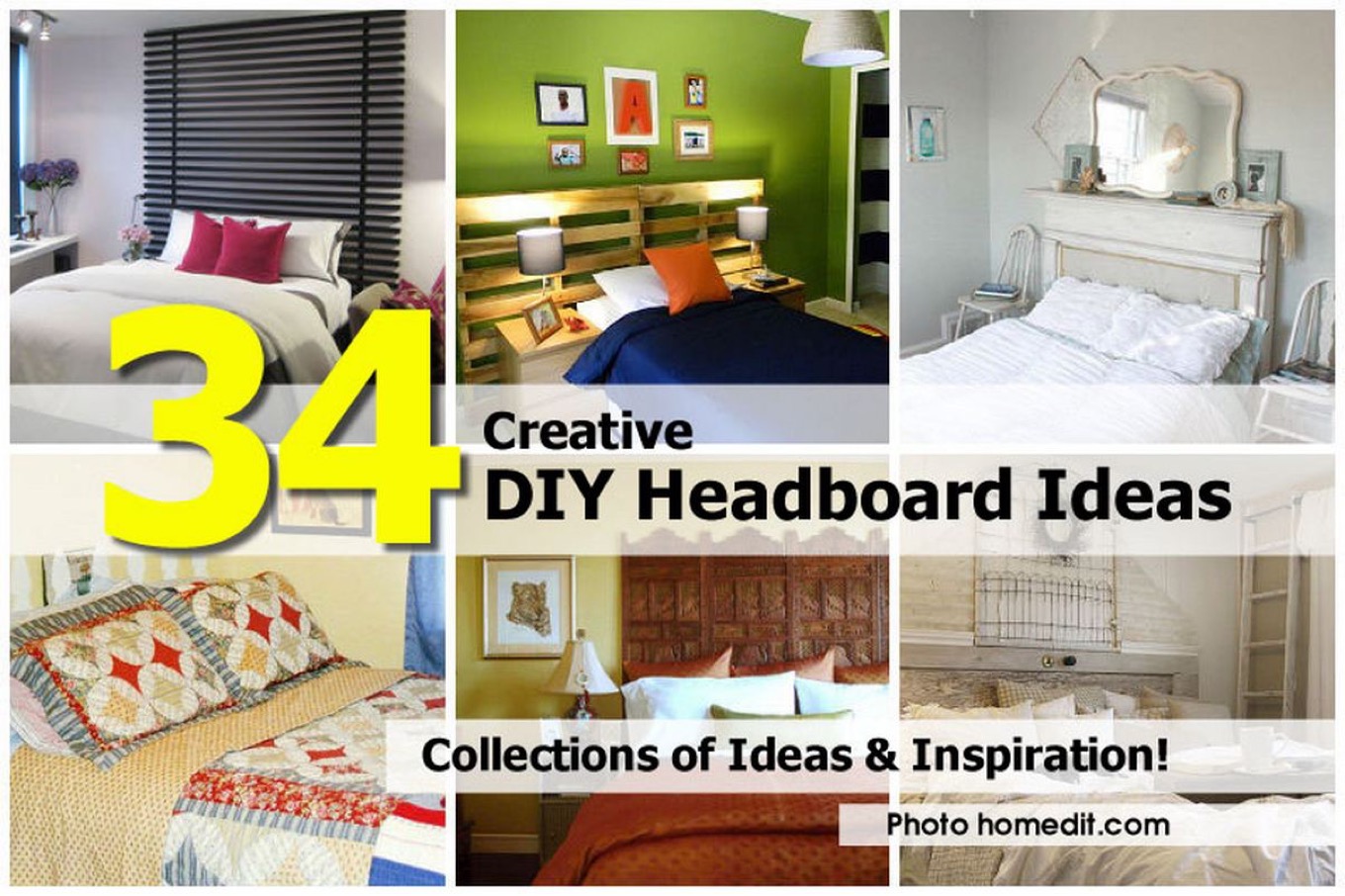 34 Creative DIY Headboard Ideas