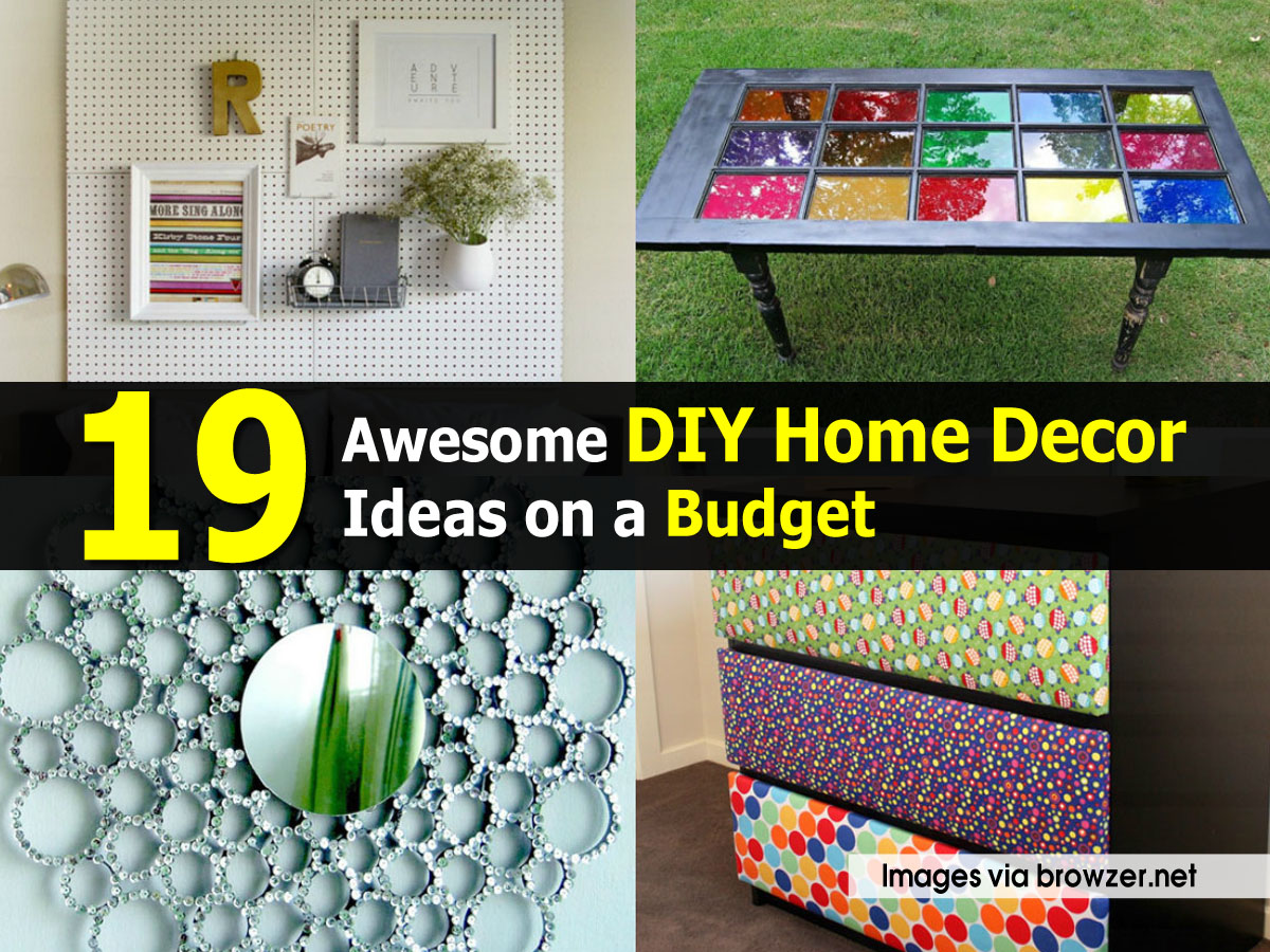 19 Awesome DIY Home Decor Ideas on a Budget