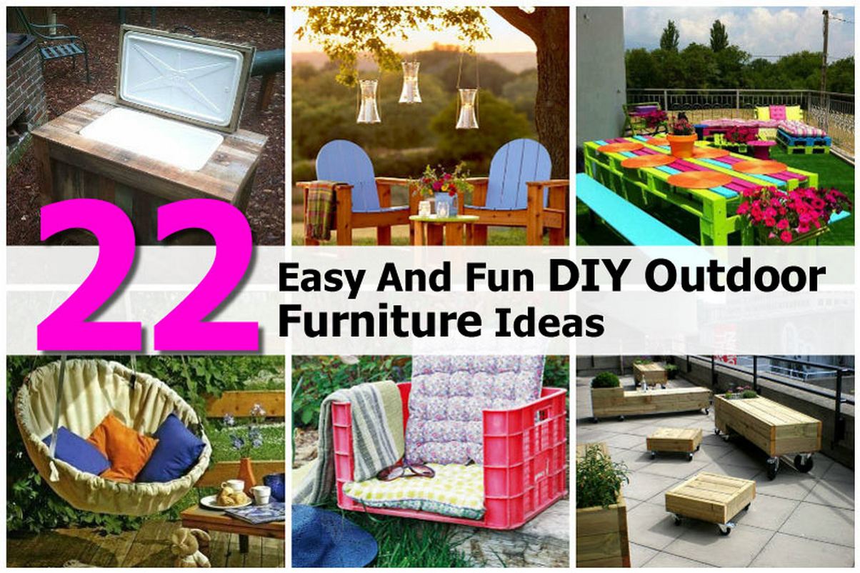 DIY Outdoor Furniture Ideas