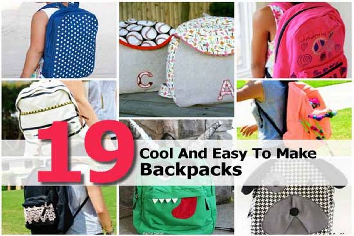 19 Cool And Easy To Make Backpacks