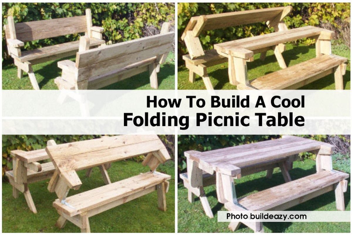 How To Build A Cool Folding Picnic Table