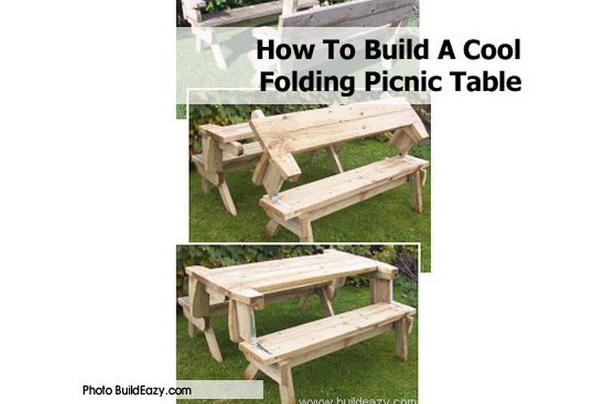 How To Build A Cool Folding Picnic Table