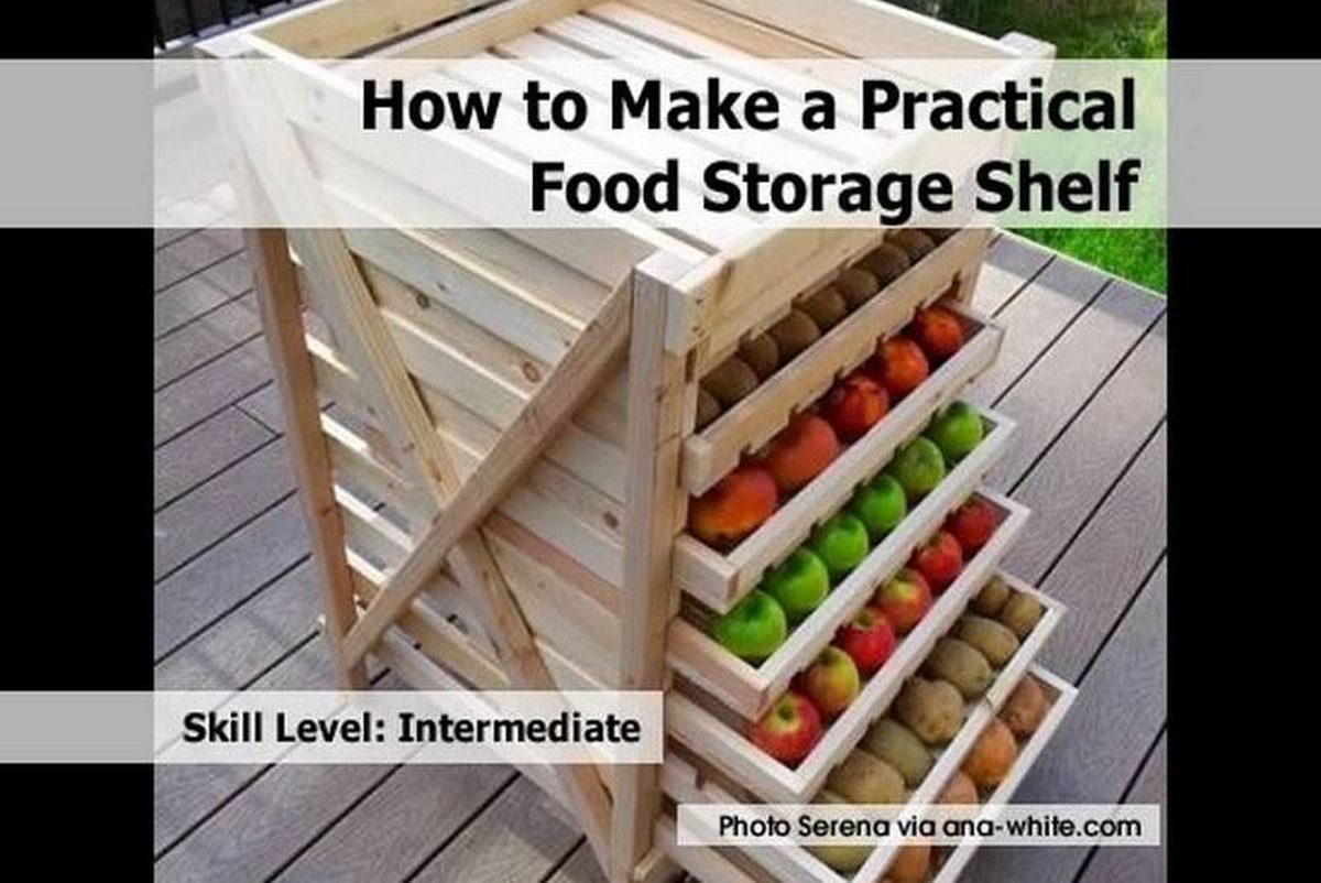 How to Make a Practical Food Storage Shelf