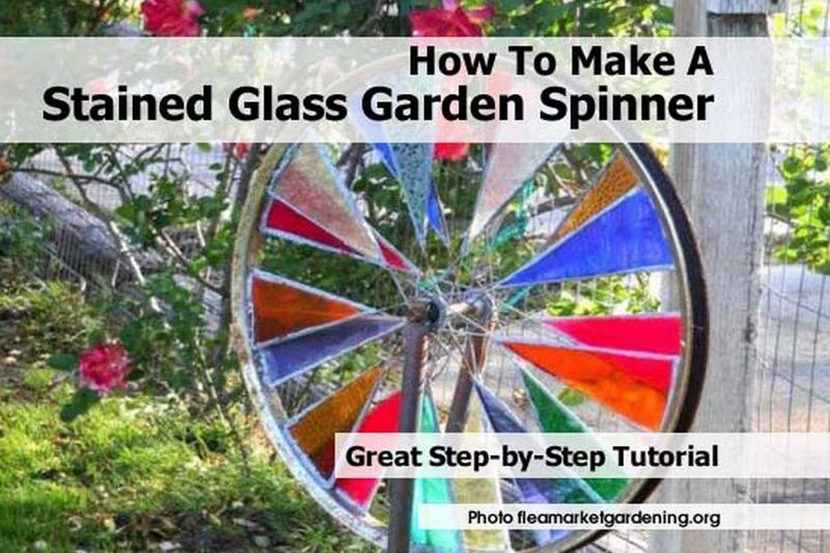 How To Make A Stained Glass Garden Spinner