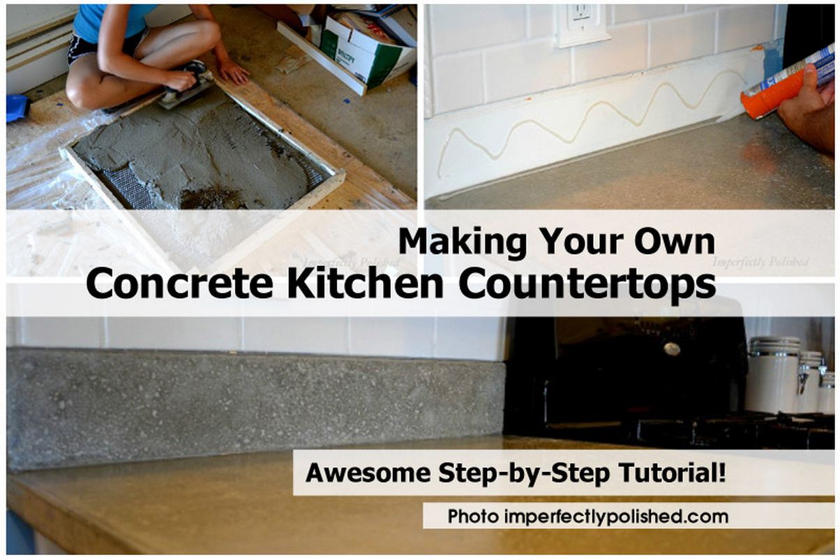 Making Your Own Concrete Kitchen Countertops