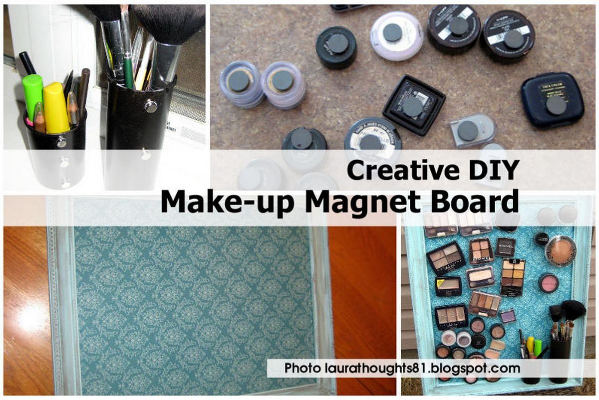 magnet diy projects creative diy make up magnet board magnet diy projects creative diy make up magnet board