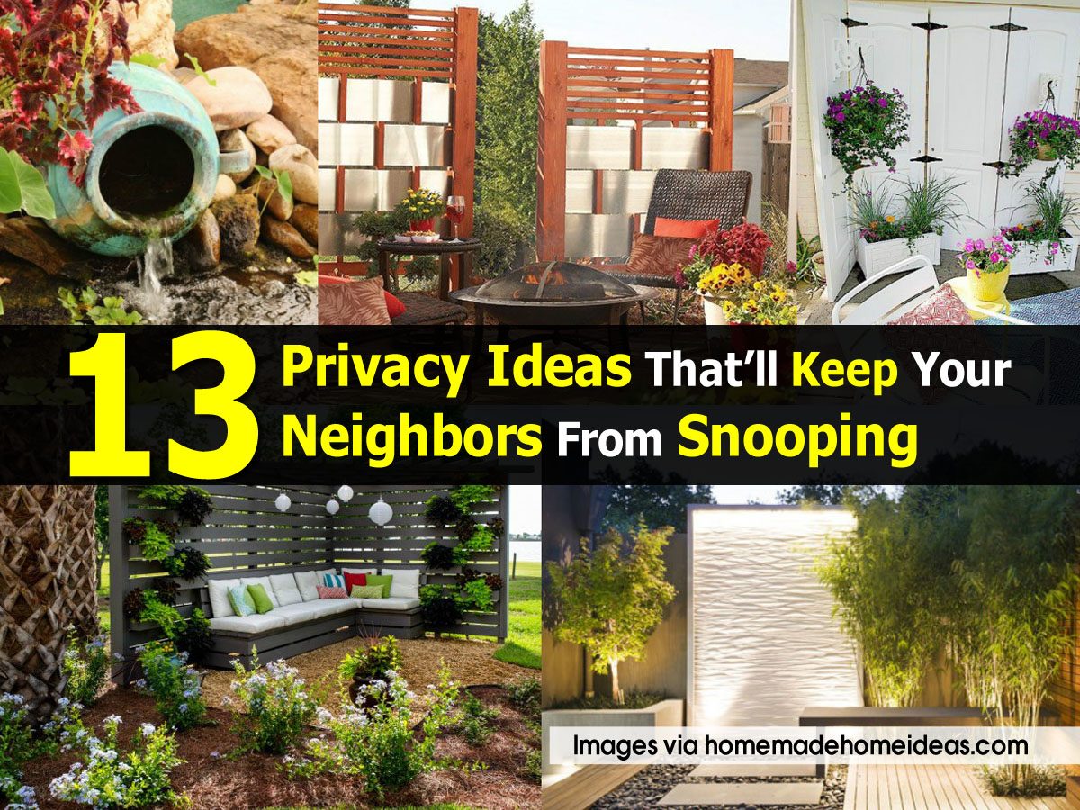 13 Privacy Ideas That’ll Keep Your Neighbors From Snooping