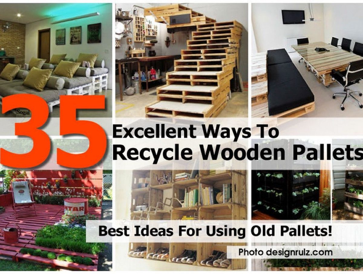 35 Excellent Ways To Recycle Wooden Pallets