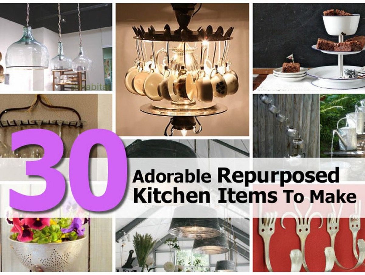 30 Adorable Repurposed Kitchen Items To Make