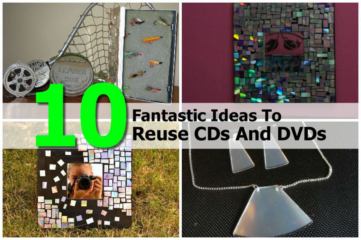 10 Fantastic Ideas To Reuse CDs And DVDs