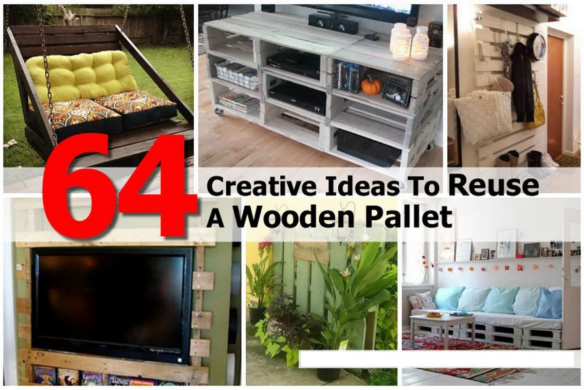 64 Creative Ideas To Reuse A Wooden Pallet