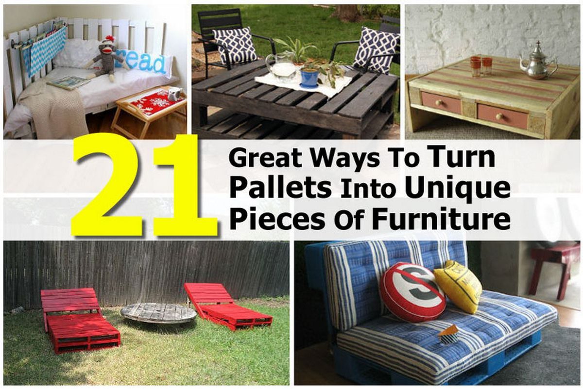 21 Great Ways To Turn Pallets Into Unique Pieces Of Furniture
