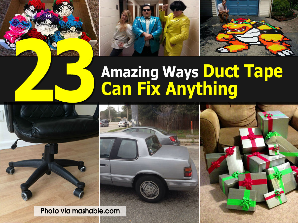 23 Amazing Ways Duct Tape Can Fix Anything