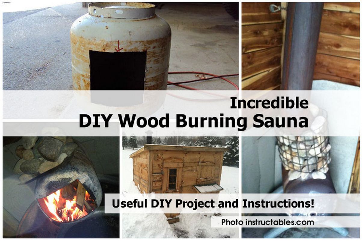 Homemade Wood Fired Sauna Stove, Free Easy Hand Sewing Projects, Build