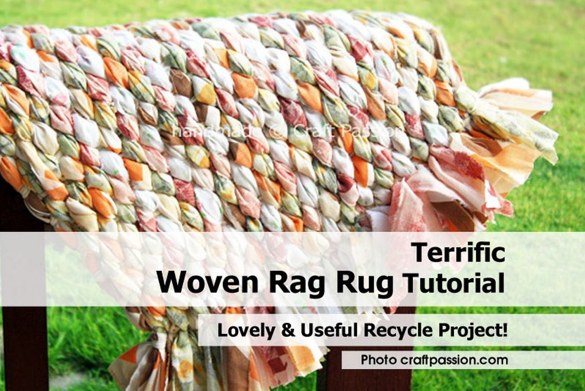 Terrific Woven Rag Rug Tutorial